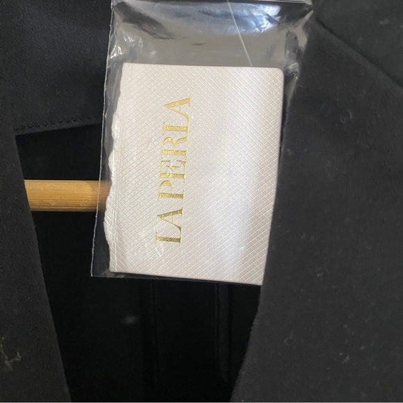 La Perla tailored black silk blend blazer Made in Italy - Picture 3 of 14